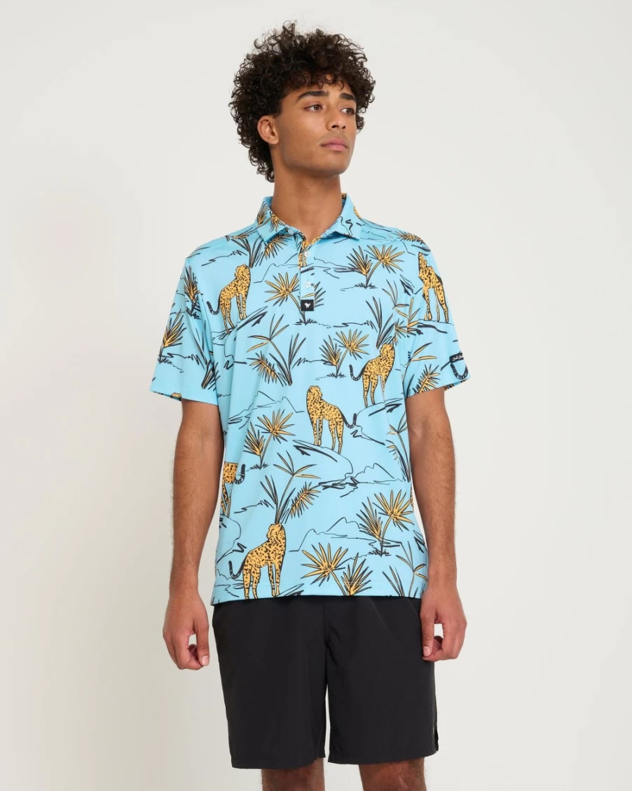 "Bad Birdie Men's Watering Hole Polo Shirt – Premium Golf Apparel"