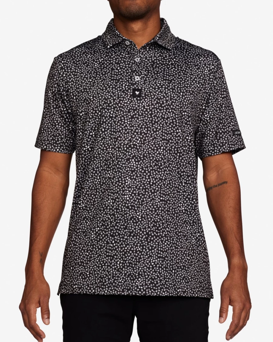 "Bad Birdie Men's Arizona Nights Golf Polo Shirt – Stylish Performance Apparel"