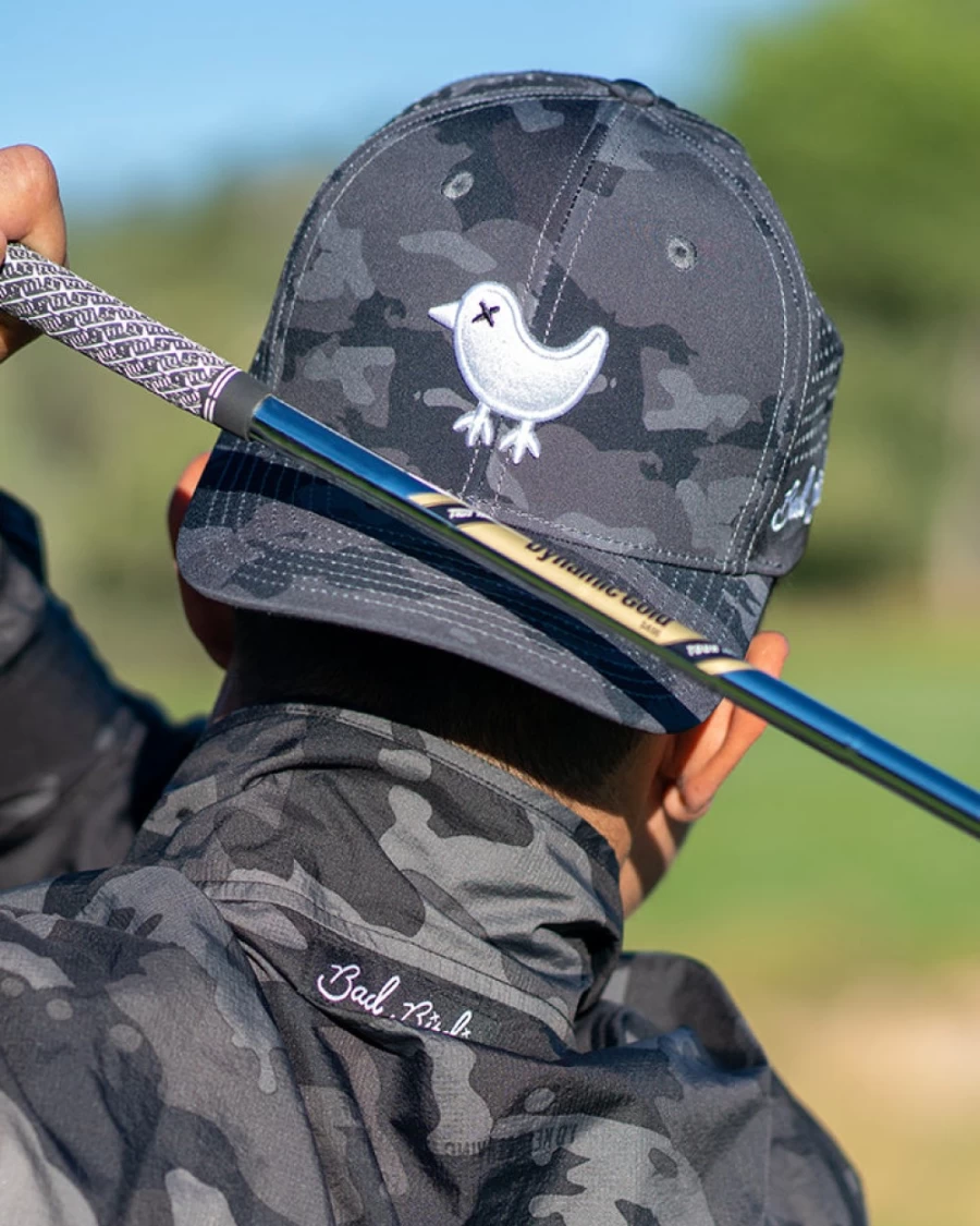 Bad Birdie Midnight Camo Golf Hat - Stylish Camouflage Design for Men & Women