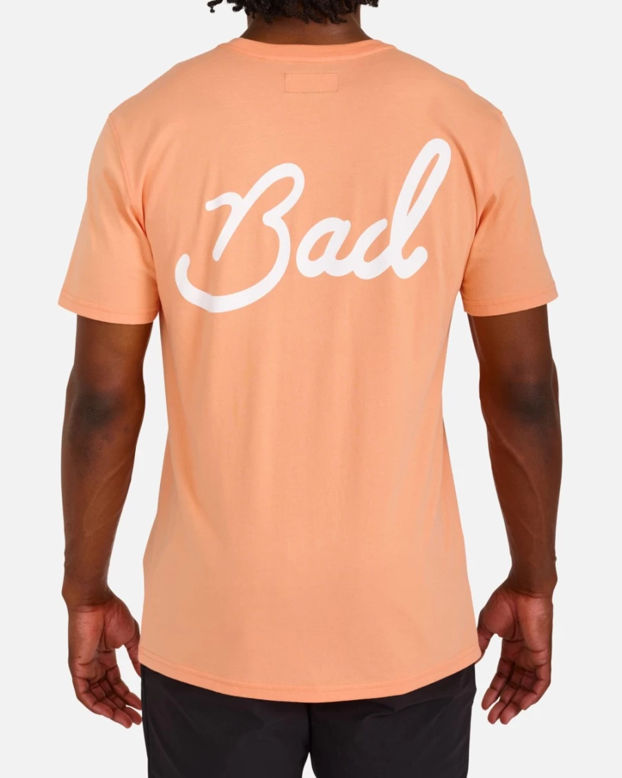 Bad Birdie Men's Cadmium Orange Bad Tee Golf Shirt