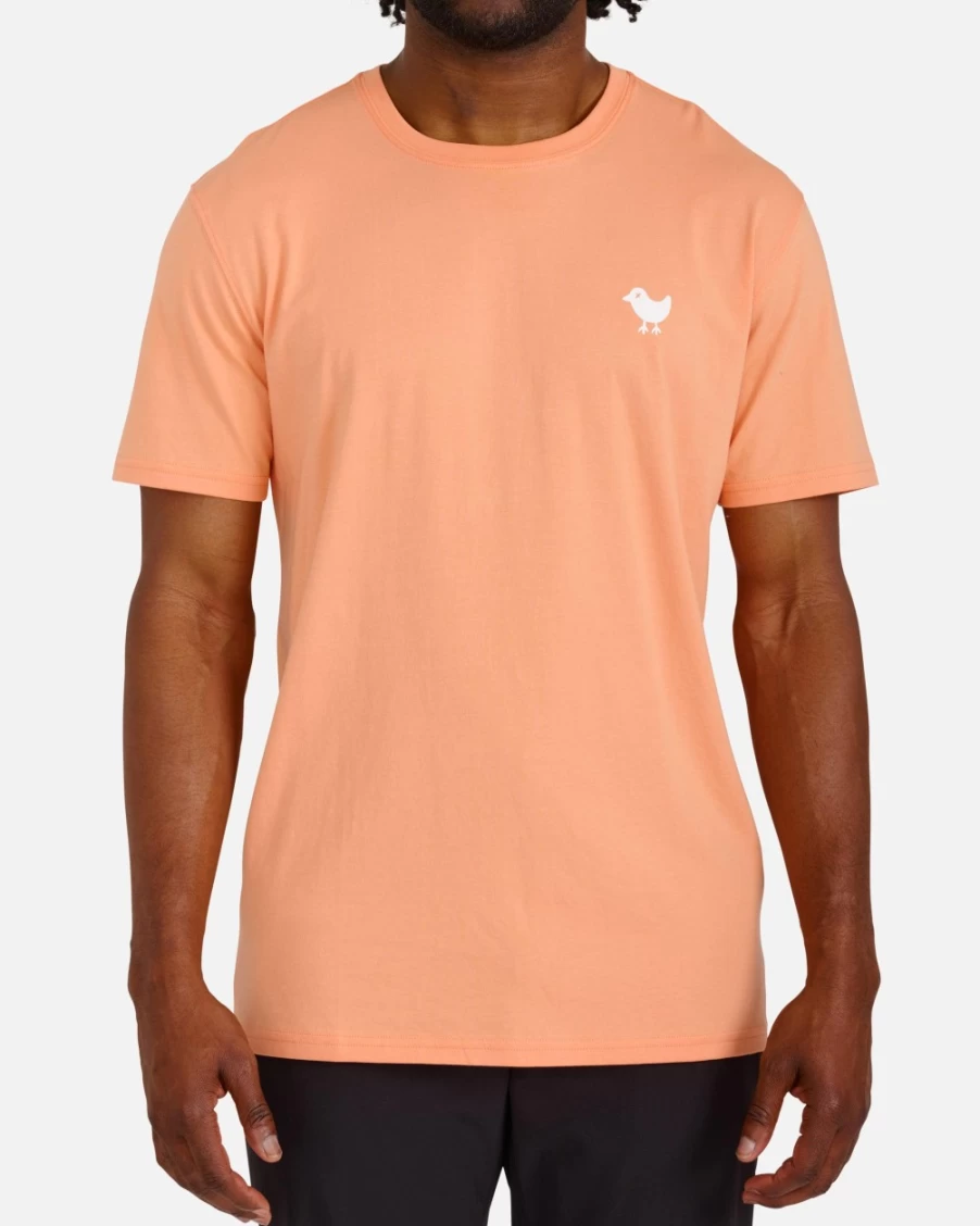 Bad Birdie Men's Cadmium Orange Bad Tee Golf Shirt