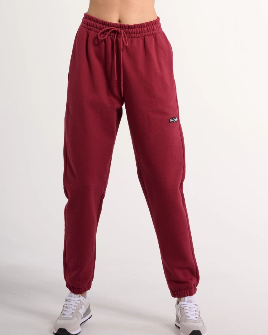 Bad Birdie Men's Rec League Sweatpants in Tibetan Red - Comfortable Athletic Joggers