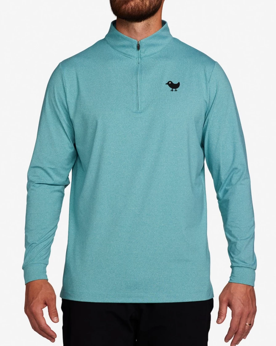 "Bad Birdie Men's Slate Golf Polo Shirt – Premium Performance Apparel"