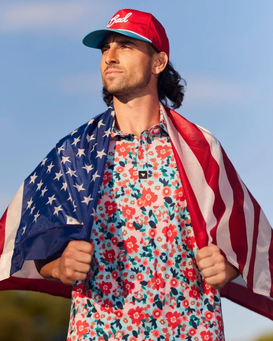 Bad Birdie Men's USA Polo Shirt – Premium Golf & Casual Wear