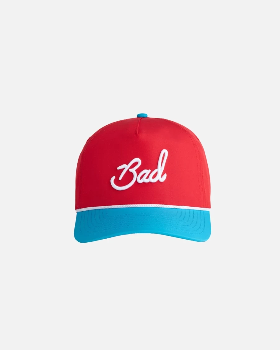 "Bad Birdie USA Patriotic Golf Hat – Stylish Performance Rope Hat for Men & Women"