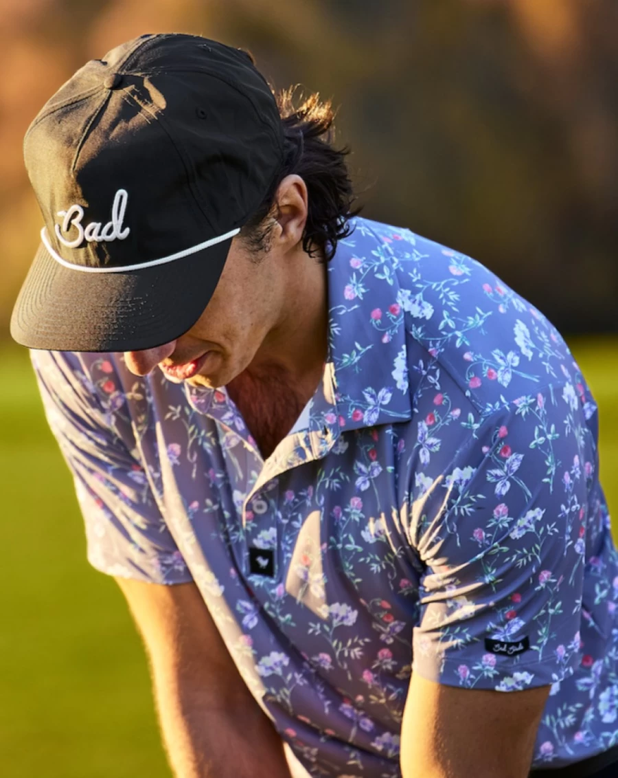 Bad Birdie Men's Lush Golf Polo Shirt – Premium Performance Apparel for Style & Comfort
