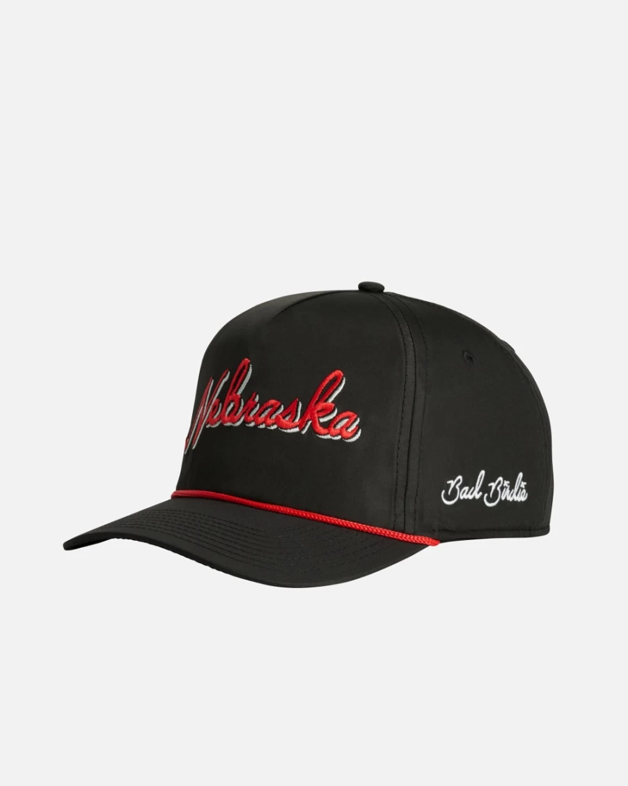 Bad Birdie Nebraska Snapback Hat - Premium Adjustable Golf & Casual Wear Cap