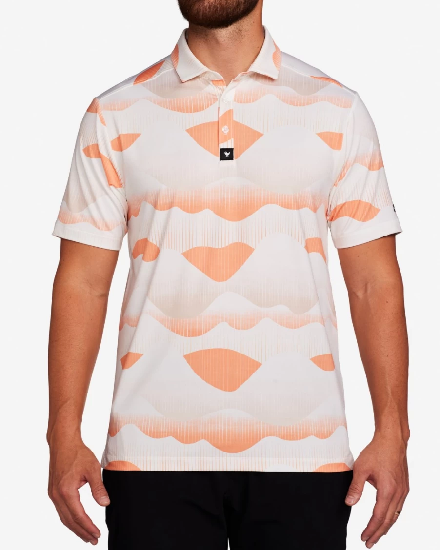 Bad Birdie Men's Golden Hour Golf Polo Shirt - Premium Performance Apparel