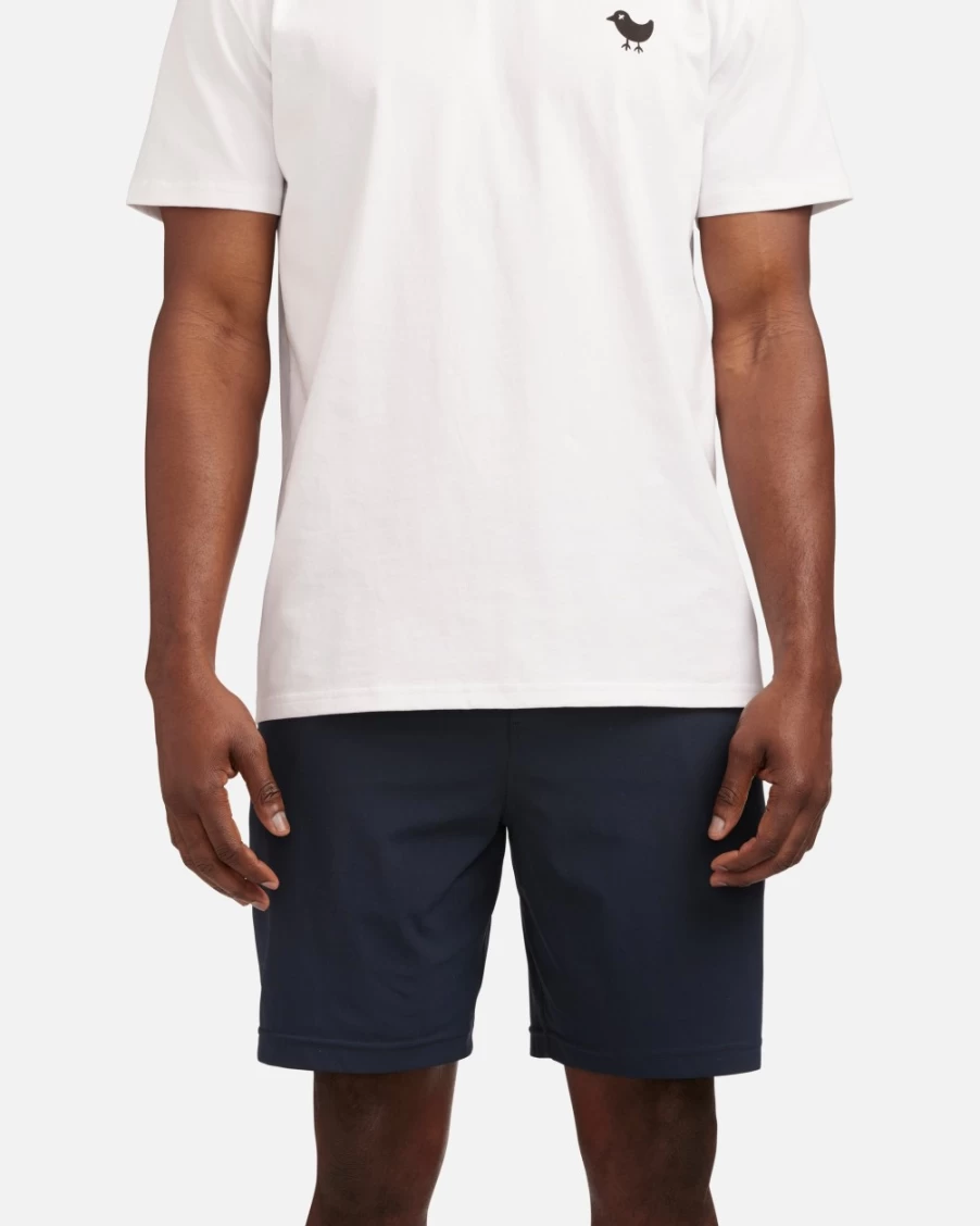 Men's Golf Shorts - Bad Birdie Navy Performance Flat Front Shorts for Men