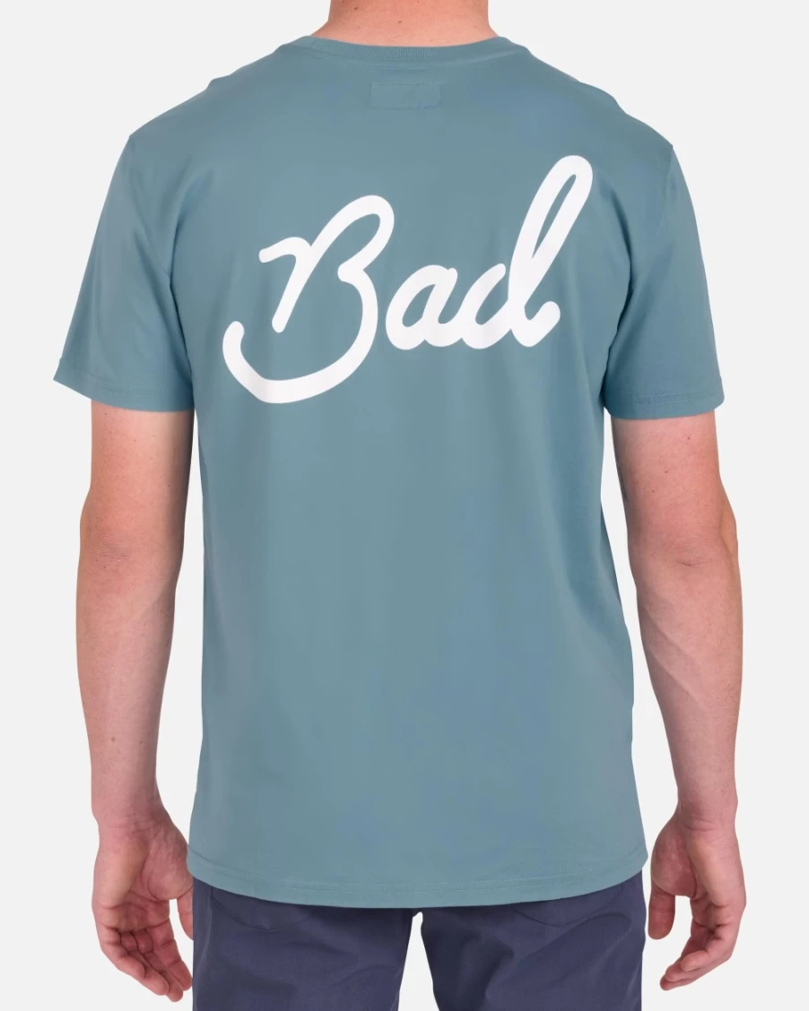 Bad Birdie Men's Adriatic Blue Bad Tee Golf Shirt