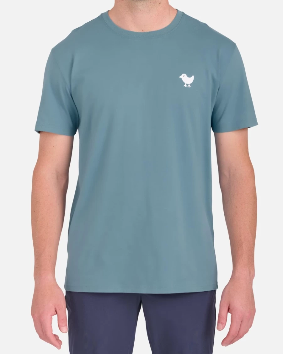 Bad Birdie Men's Adriatic Blue Bad Tee Golf Shirt