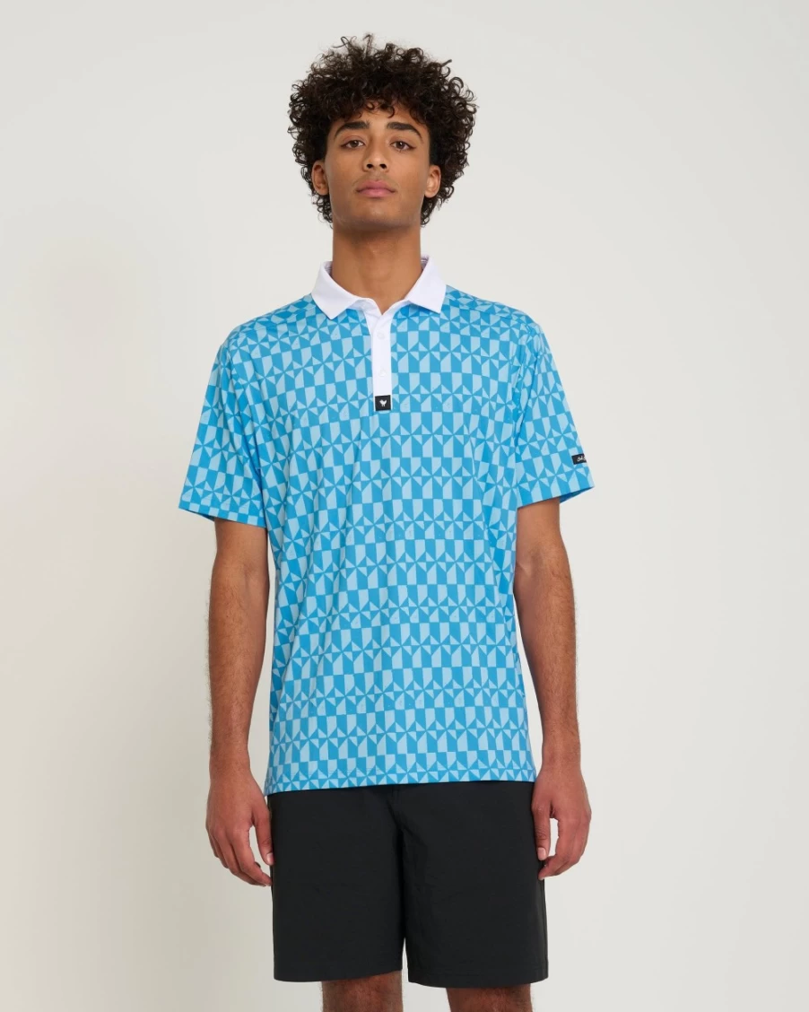 "Bad Birdie Men's Don't Trip Golf Polo Shirt – Premium Performance Apparel"