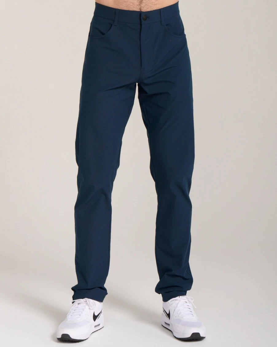 Bad Birdie Men's Commuter Pant in Navy - Comfortable Travel & Work Trousers