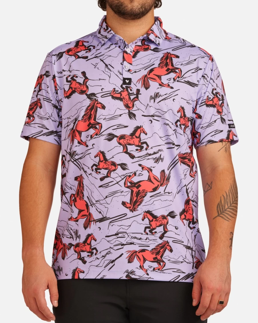 Bad Birdie Men's Dream Ride Golf Polo - Premium Performance Apparel for Style & Comfort