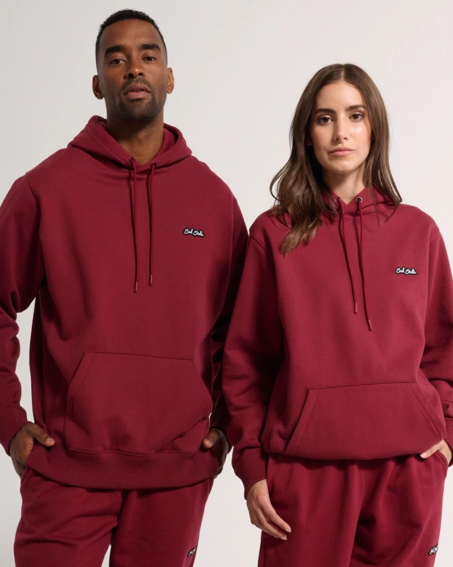 Bad Birdie Men's Rec League Hoodie - Tibetan Red Golf Pullover for Casual Comfort
