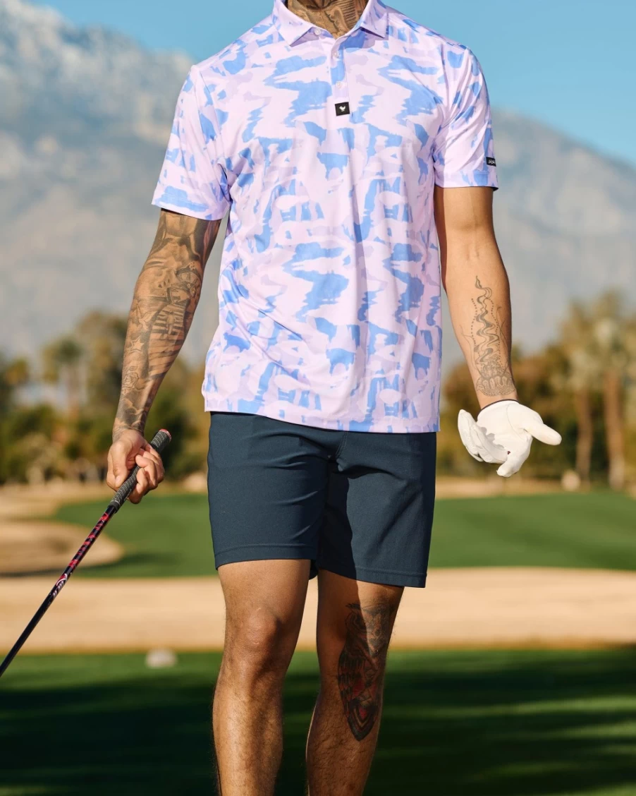 Bad Birdie Men's Active Shorts in Navy - Comfortable & Styletic Golf Shorts for Men