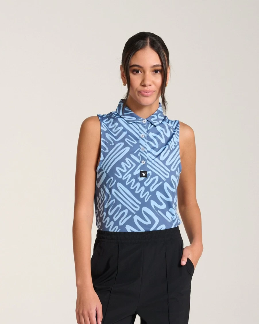 "Bad Birdie Women's Mazed And Confused Golf Polo Shirt"