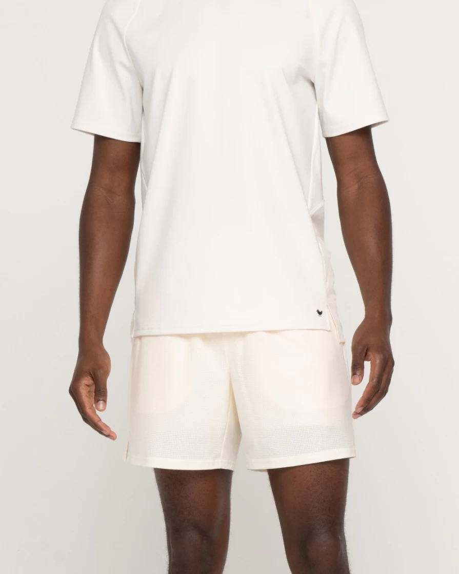 Bad Birdie Men's Whisper White Range Golf Shorts